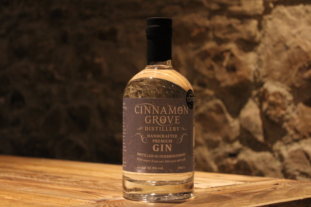 A bottle of our award winning premium, handcrafted Pembrokeshire gin