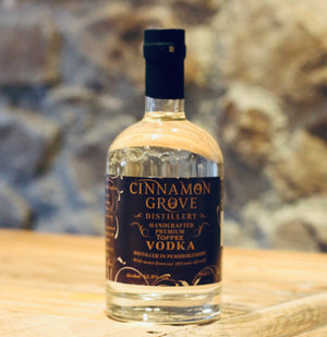 Open image in slideshow, Cinnamon Grove Handcrafted Premium Toffee Vodka
