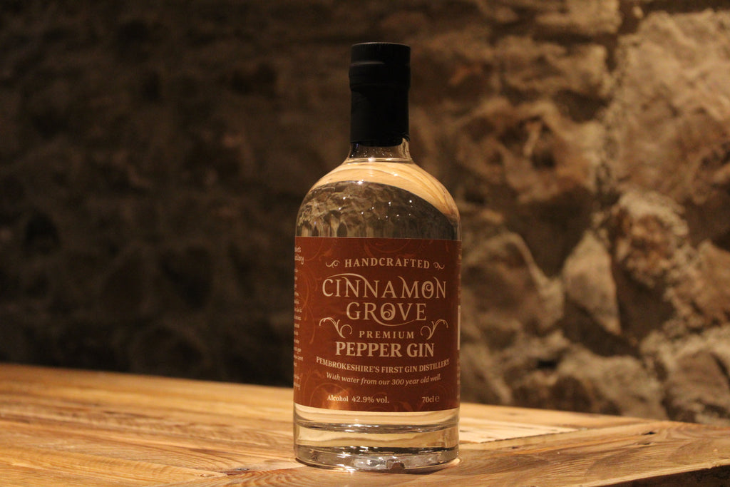 A bottle of our premium, handcrafted Pembrokeshire Pepper Gin